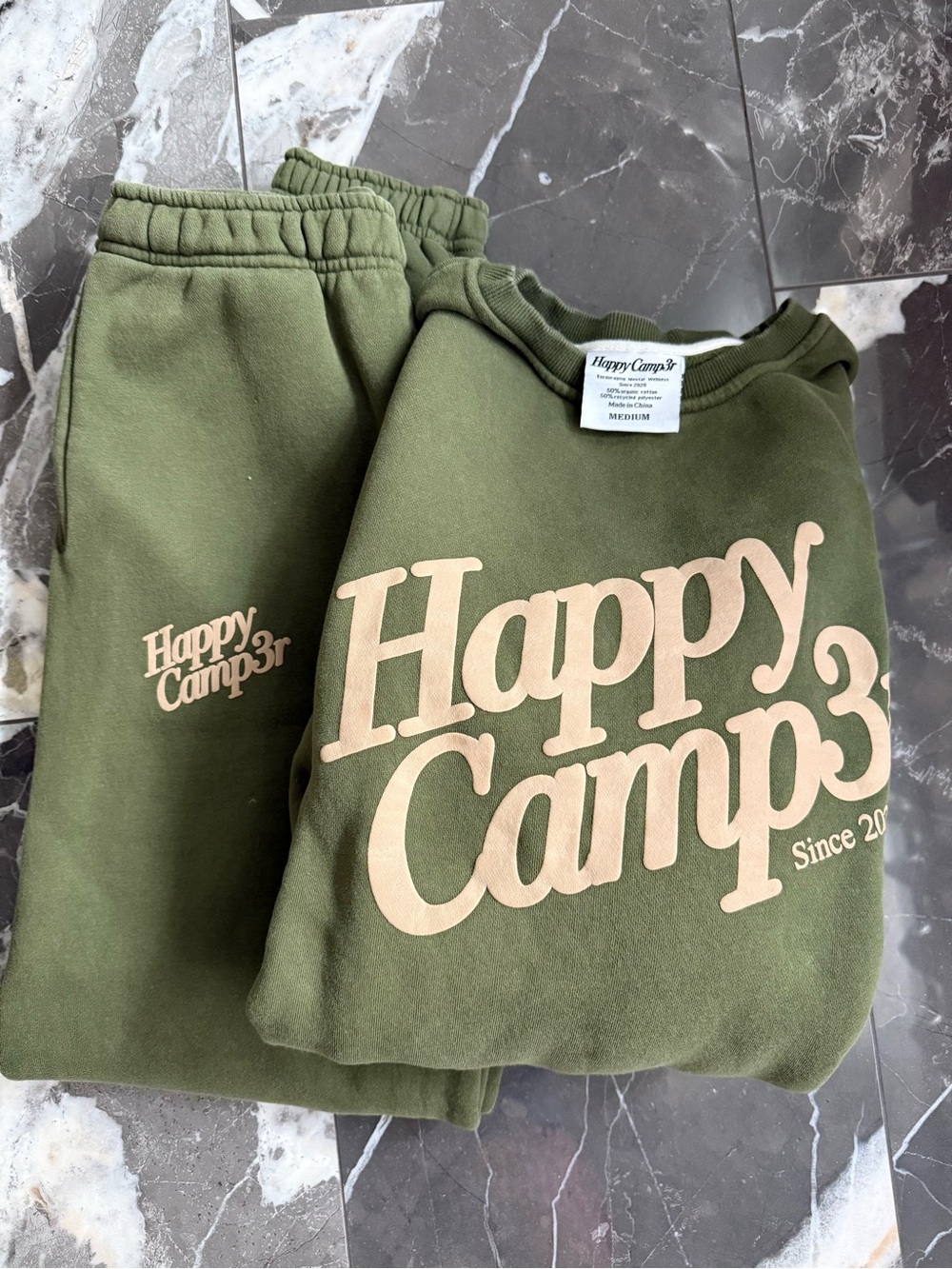 HAPPY CAMP3R SET - SIZE SMALL BOTTOMS SIZE MED TOP